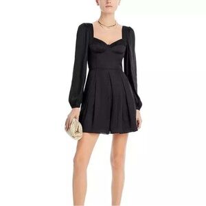 AQUA black corset dress with tags